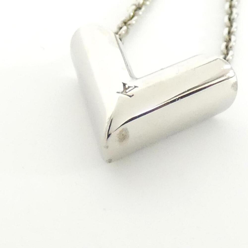 LOUIS VUITTON Silver Necklace - Picture 4 of 7